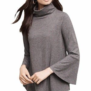 Anthropologie Postmark Liz Rainbow Shimmer Turtleneck